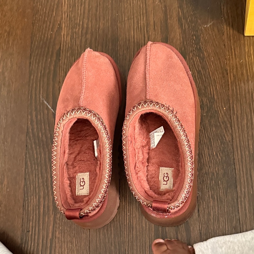 UGG Women's Pink Suede Slippers